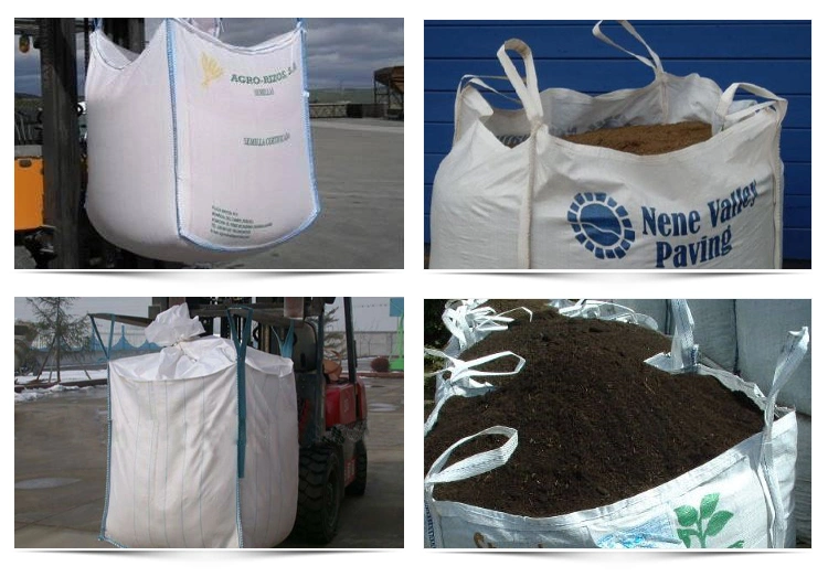 100% PP 1000kg 1500kg Plastic Bulk Bag FIBC Jumbo Bag 1ton Big Bags