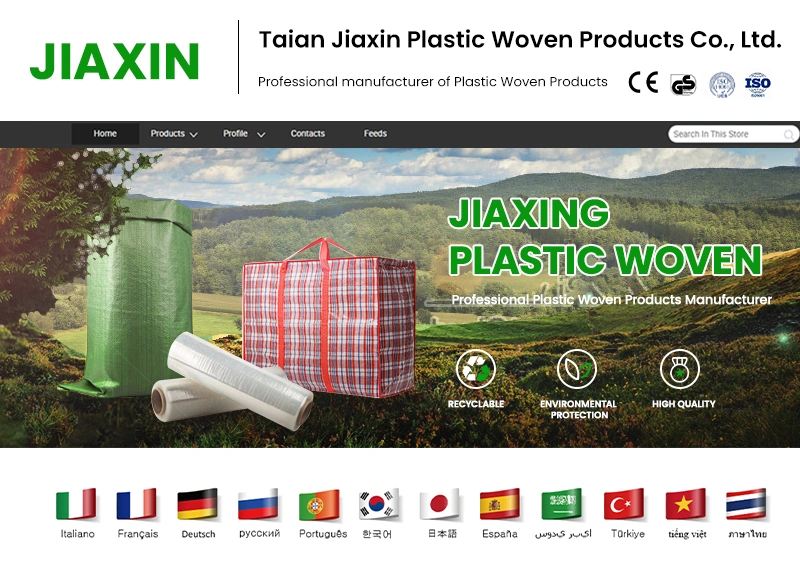 Jiaxin PP Woven Bag China Custom Printed Woven Polypropylene Bags Manufacturers Polypropylene Woven Bag Sack 25kg Rice Wpp Bag with Any Logo Polypropylene Bags