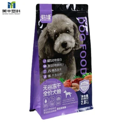 Пакет с индивидуальной печатью для комбикормов для домашних животных и других продуктов.